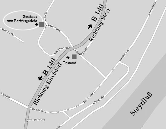 Karte von Grünburg